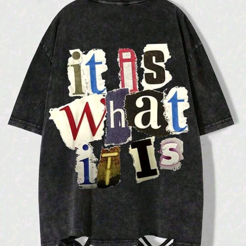 Graphic Short Sleeve Tee - Black